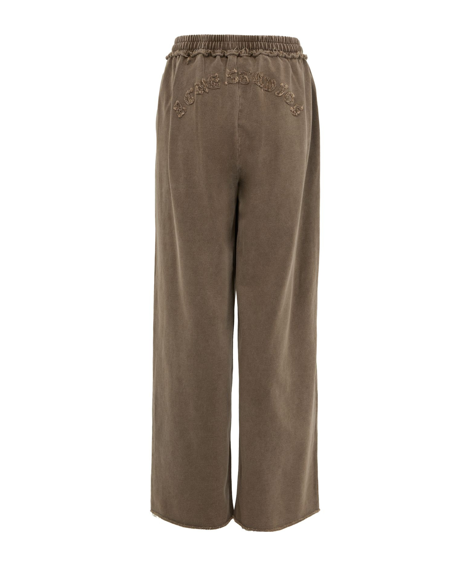 Acne Studios Elastic Waist Casual Pants In Taupe
