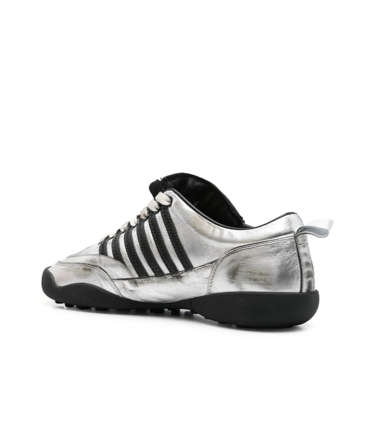 Dsquared2 Boxer Soccer Sneakers In Black