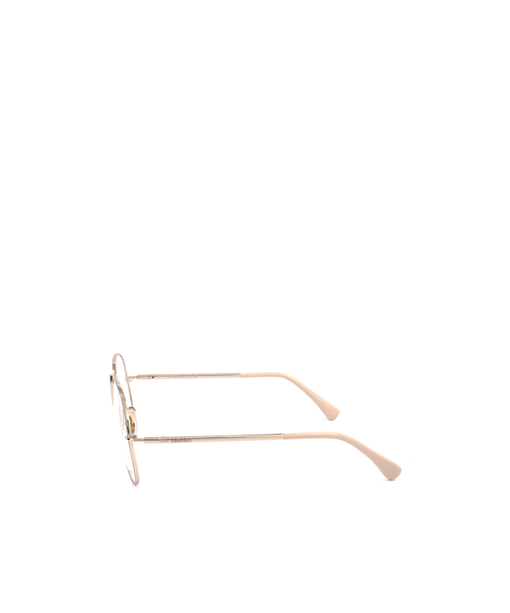 Max Mara Aviator Frame Glasses In White