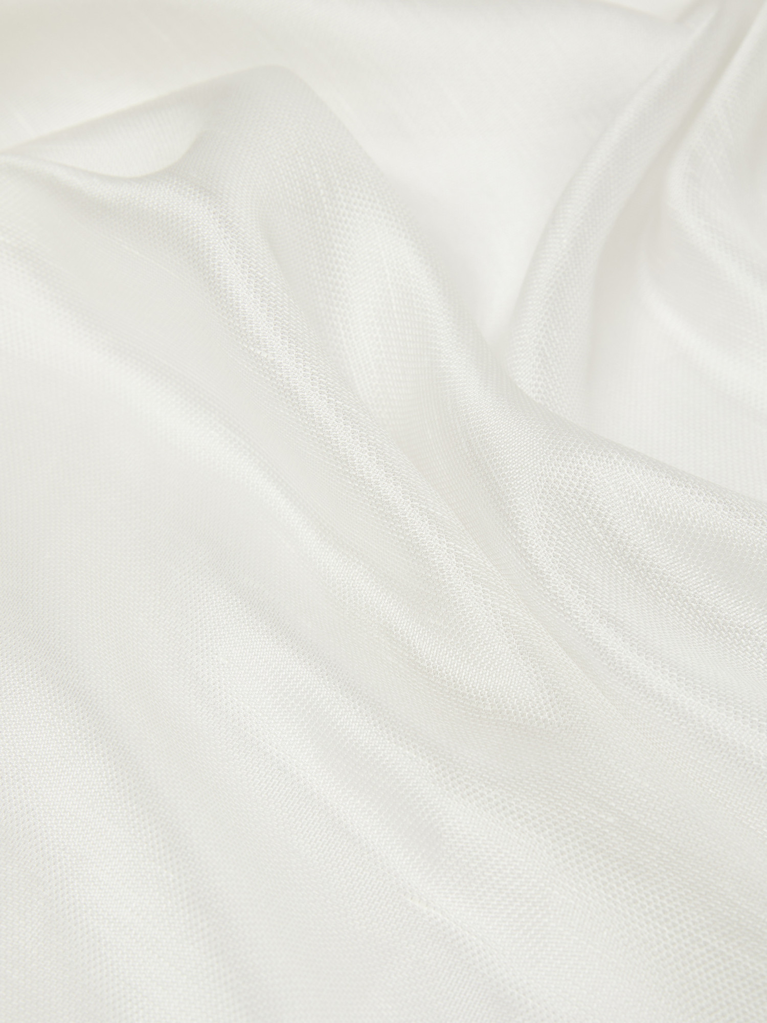 Shop Max Mara Silk And Linen Stole In White