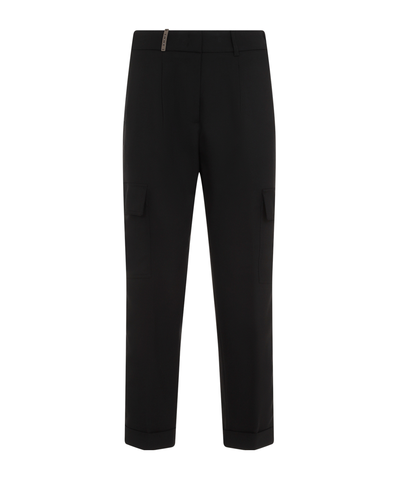 Peserico Cargo Pants Women In Black