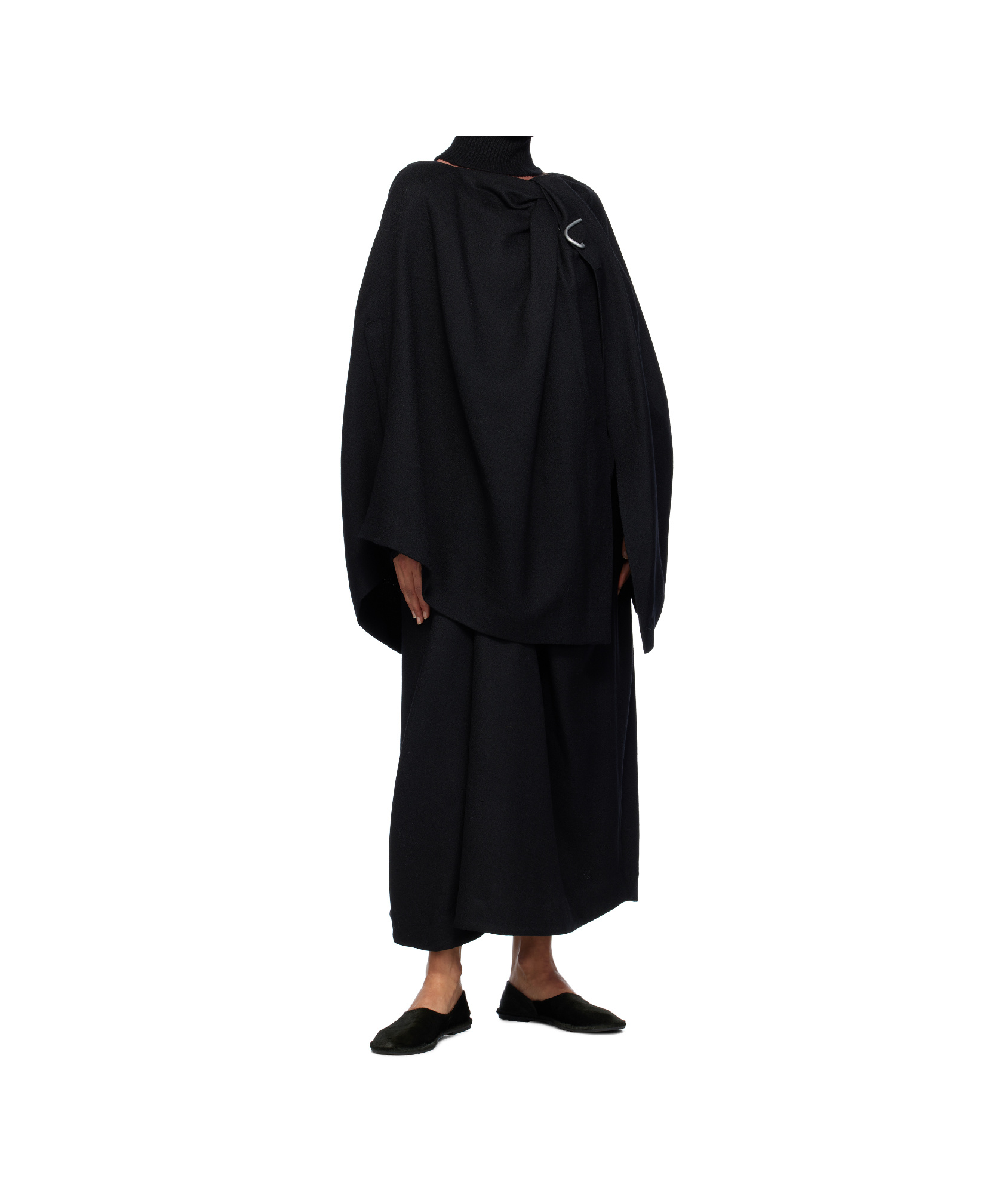 Issey Miyake Black Entwine Maxi Skirt In Black