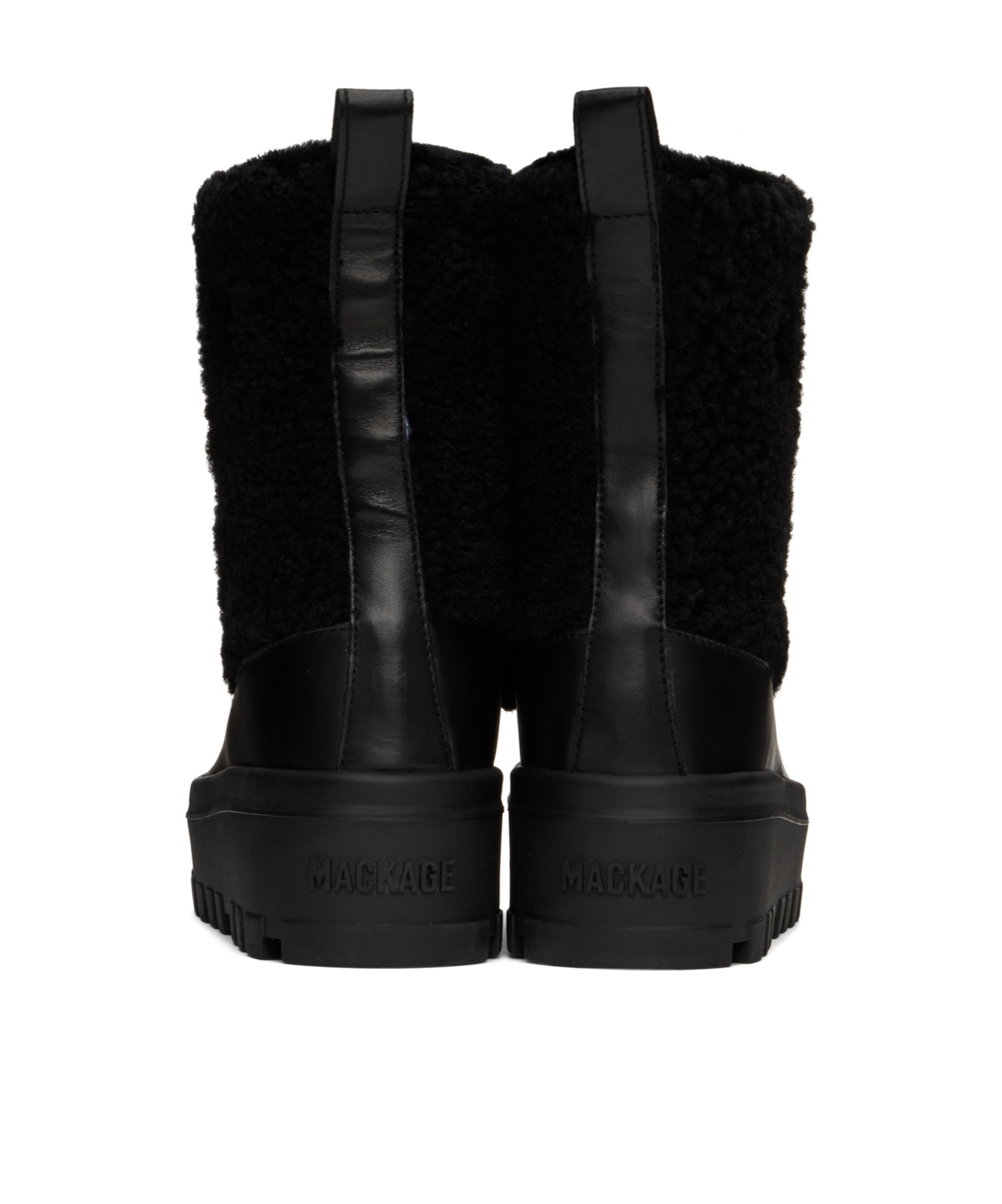 Mackage Black Hero Boots In Black