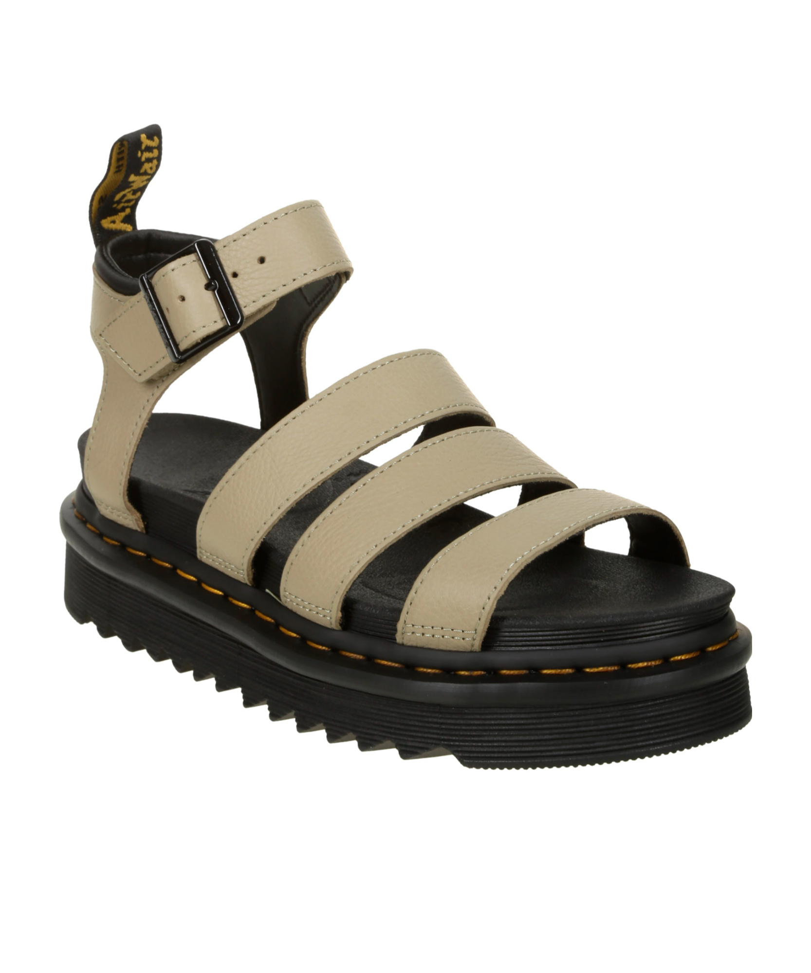Dr. Martens' Open-toed Flat Sandals In Black