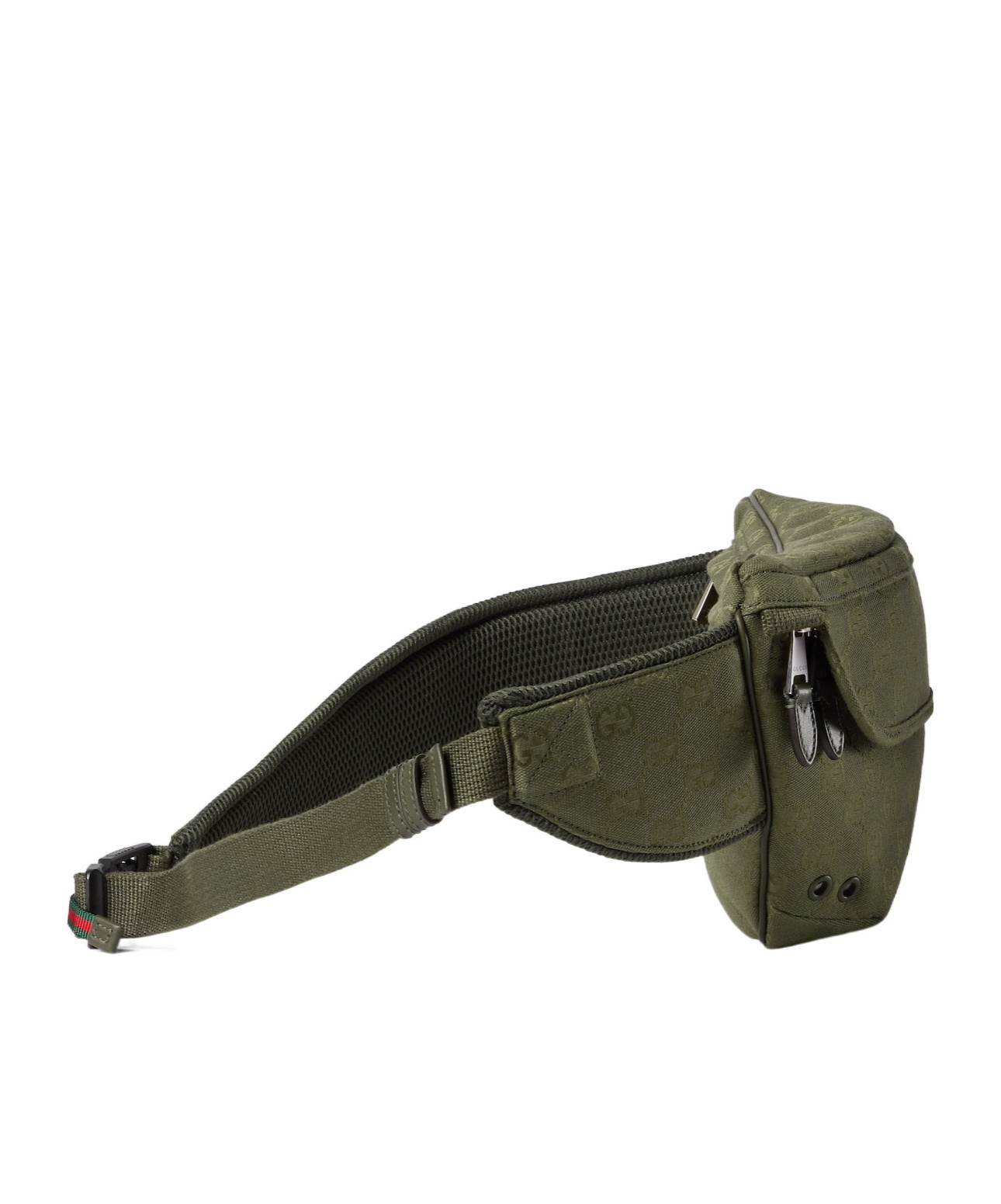 Gucci Gg Canvas Large Belt Bag In Green