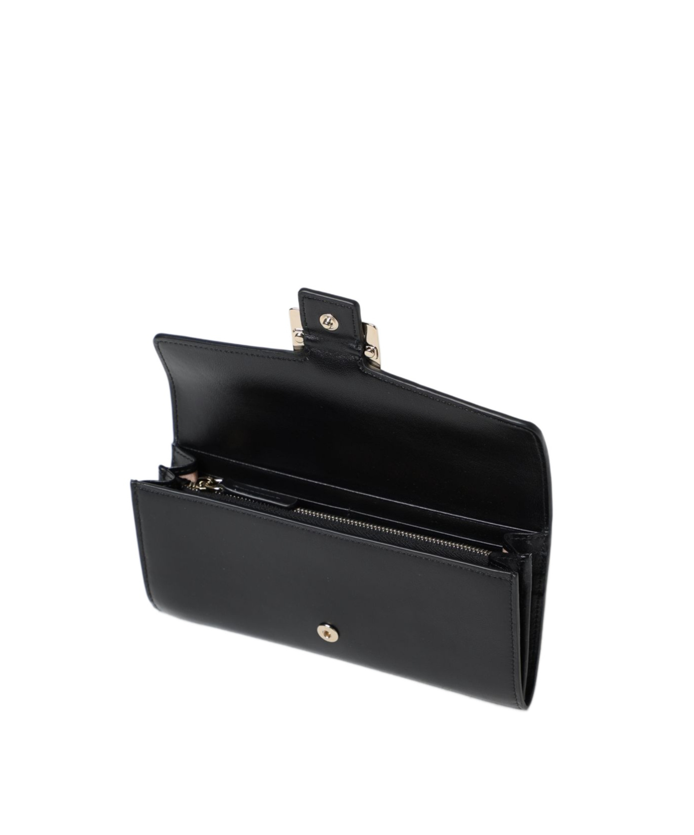 Roger Vivier Flip Wallet In Black