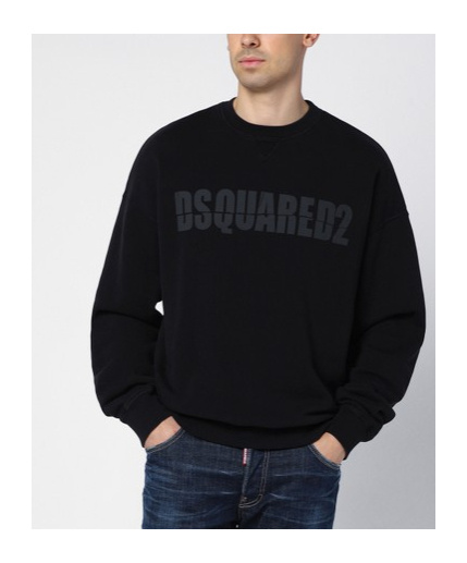 Shop Dsquared2 Long-sleeved Sweater In Black