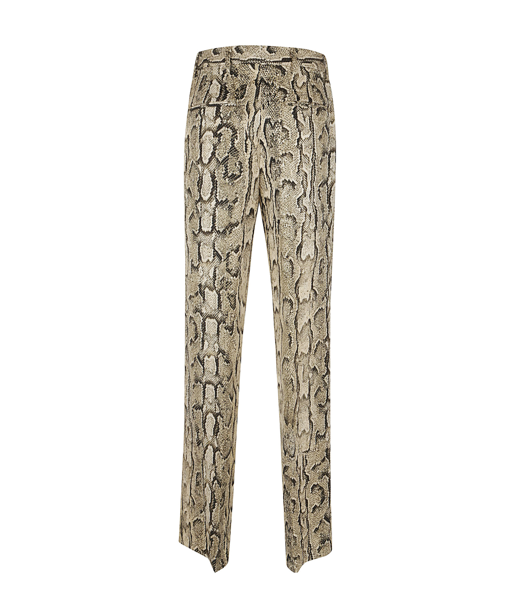 Dries Van Noten Straight Trousers With Belt Loops And Pockets In Neutral