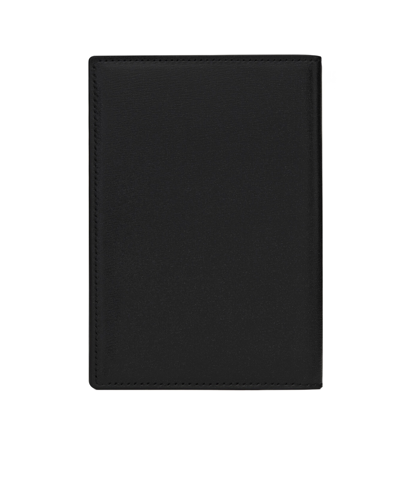 Saint Laurent Logo-plaque Cardholder In Black