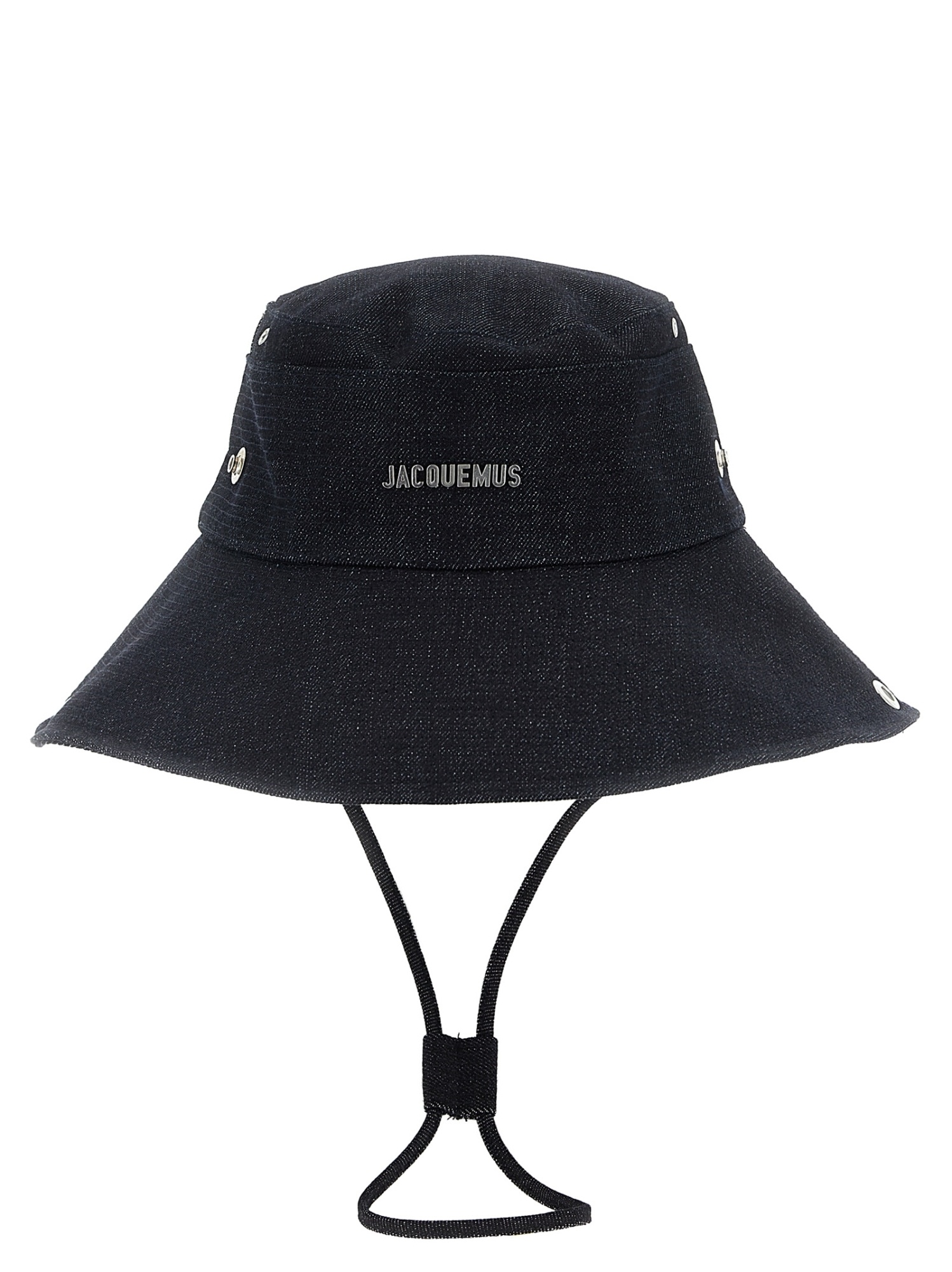 Jacquemus Logo Hat In Black