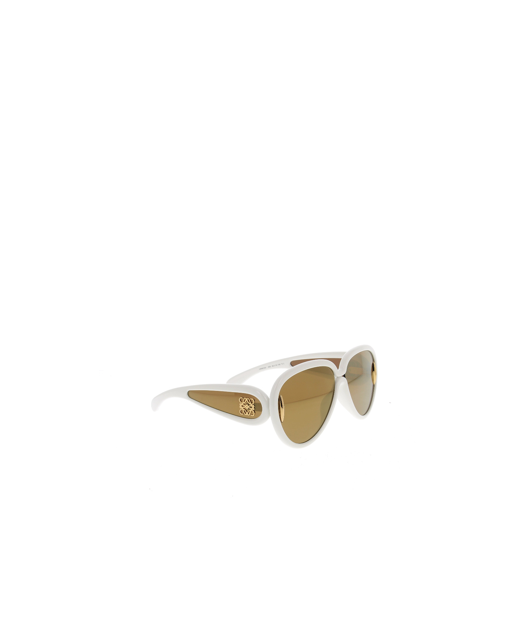 Loewe Geometric Frame Sunglasses In Green
