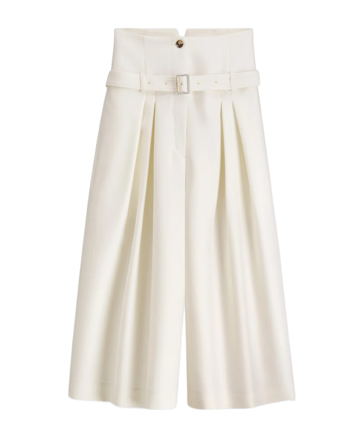 Dior Belted Cropped Pants In Neutral