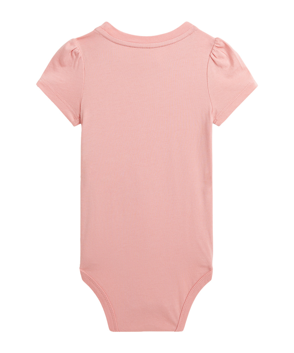 Polo Ralph Lauren Short-sleeve Bodysuit In Pink