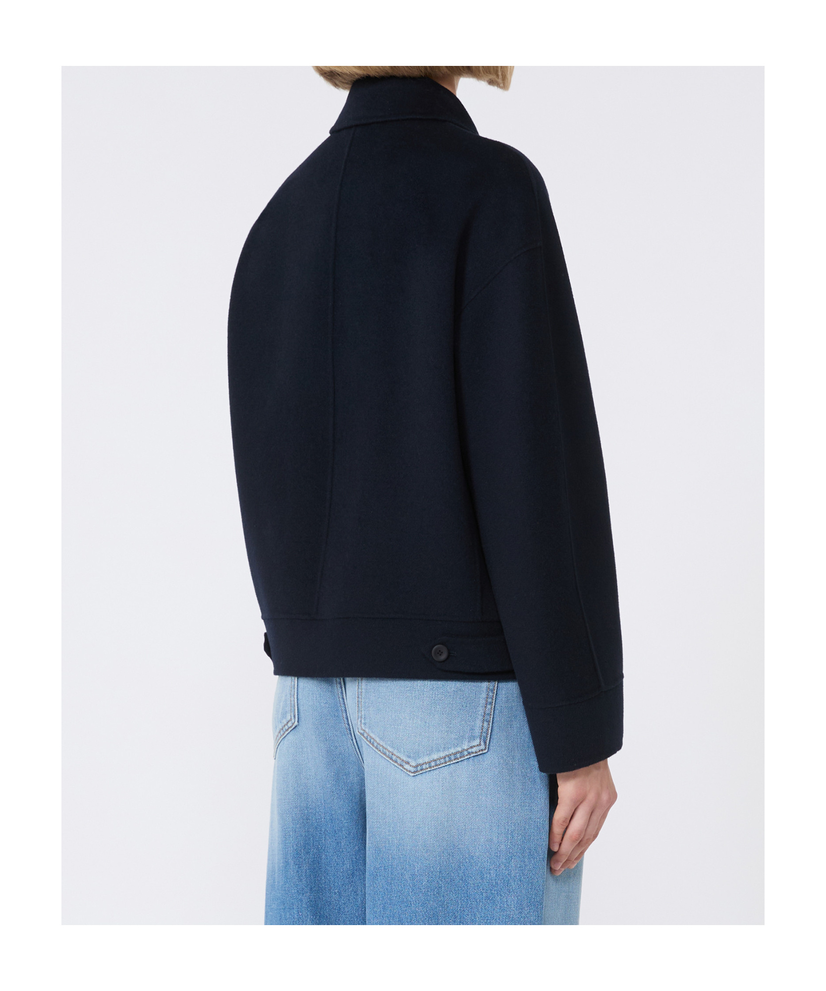 Max Mara Long Sleeve Casual Jacket In Black