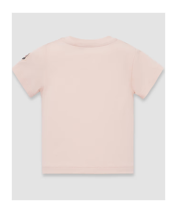 Moncler Short-sleeved T-shirt In Pink