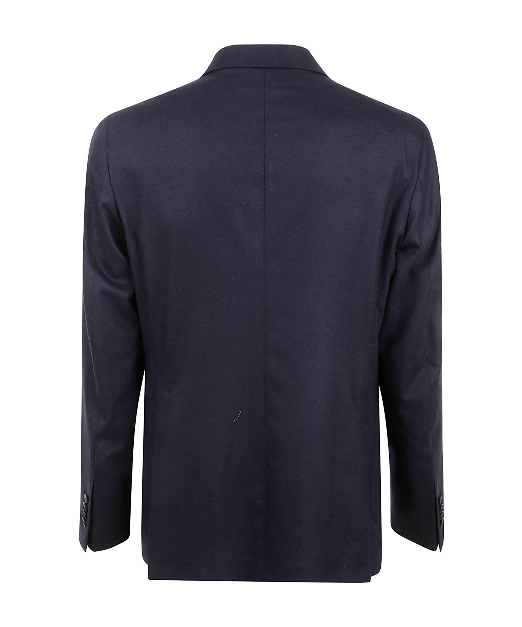 Tagliatore Three-piece Suit In High-quality Blue Fabric In Black