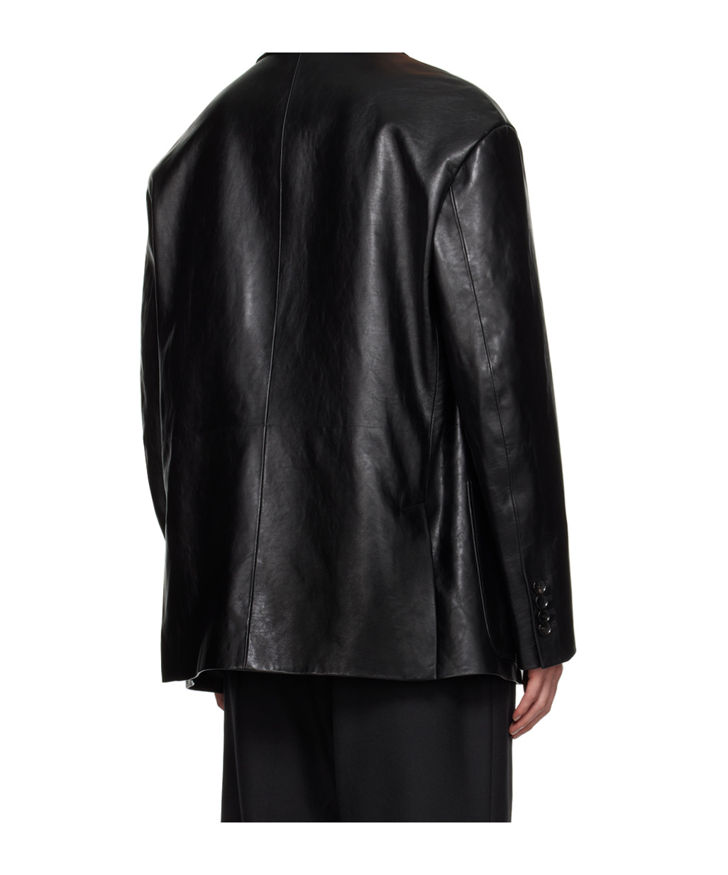 Bally Long Sleeve Leather Jacket
