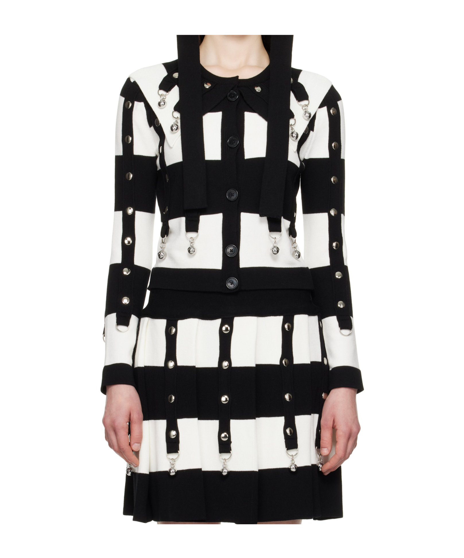 Chopova Lowena Long-sleeved Cardigan In Black