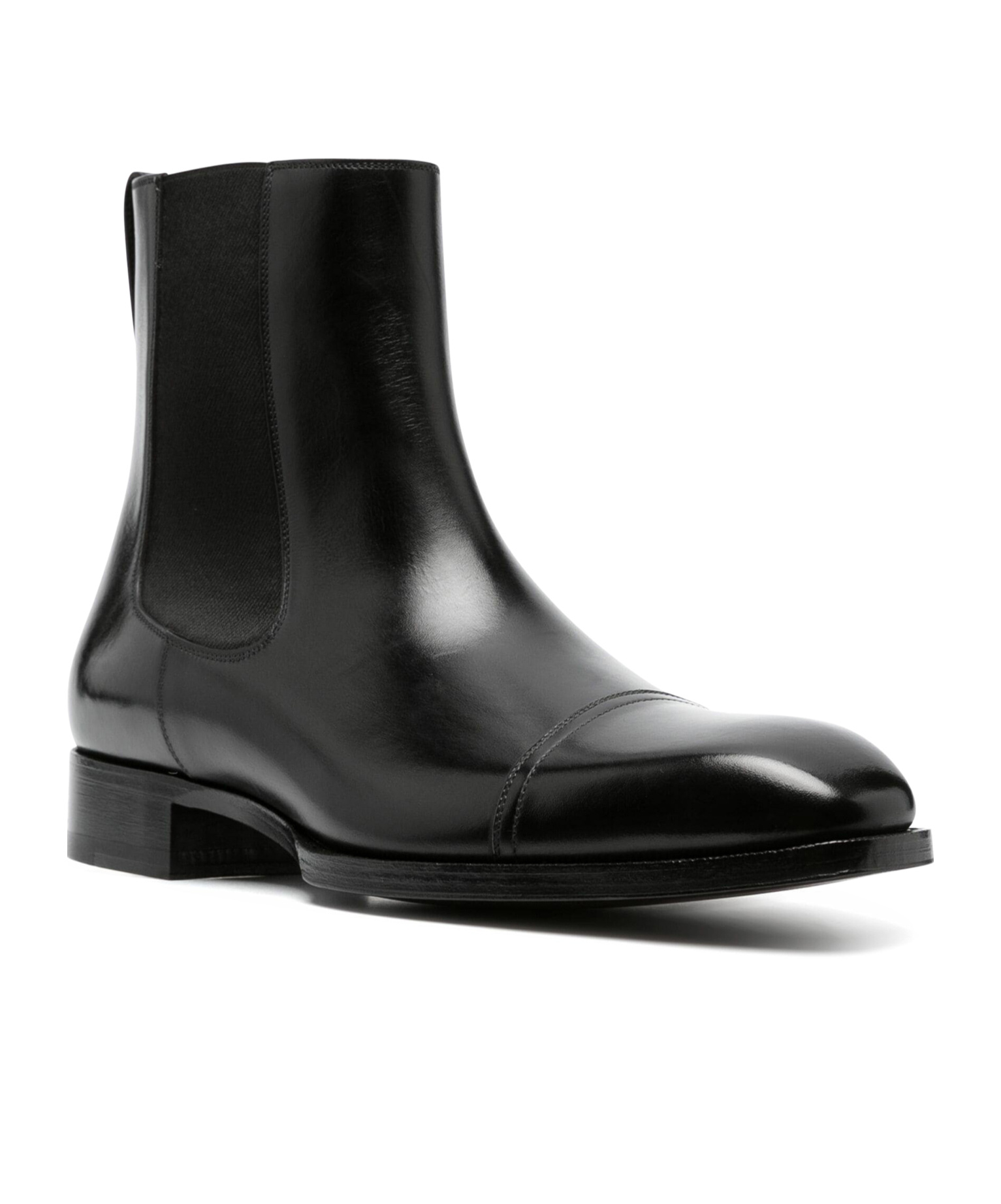 Tom Ford Edgar Polished Leather Chelsea Boots