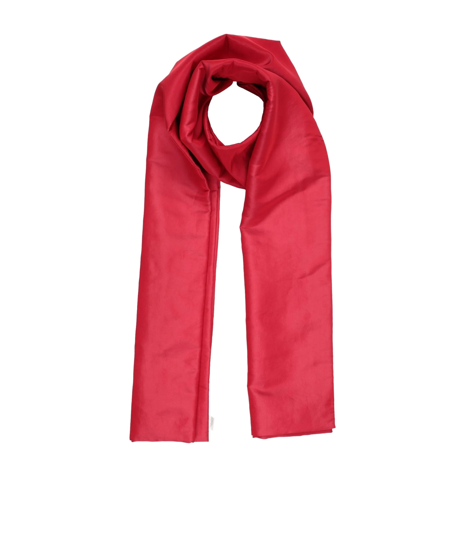 Dolce & Gabbana Solid Color Twill Scarf In Red