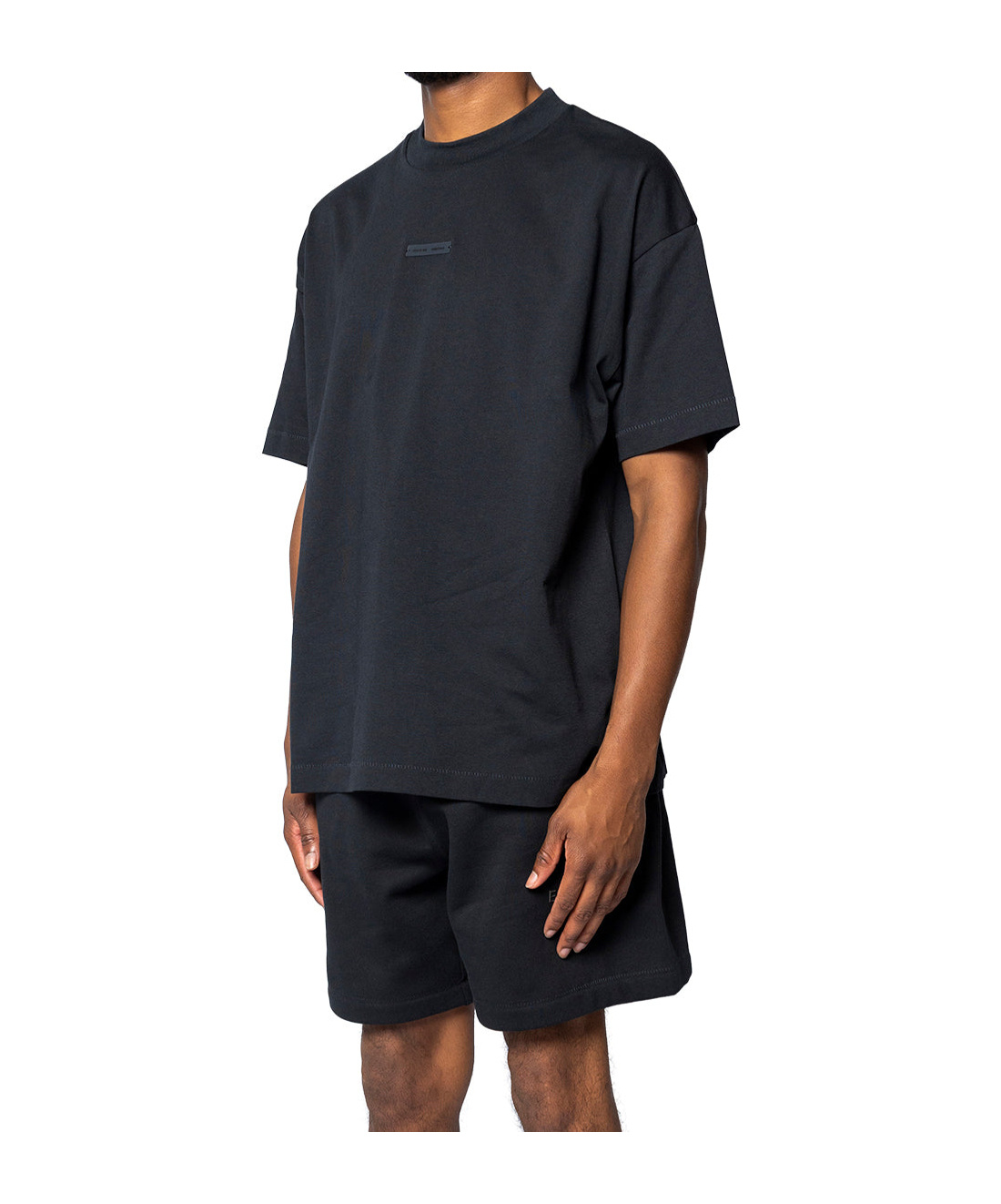 Essentials 90s Fit Pique Polo In Black