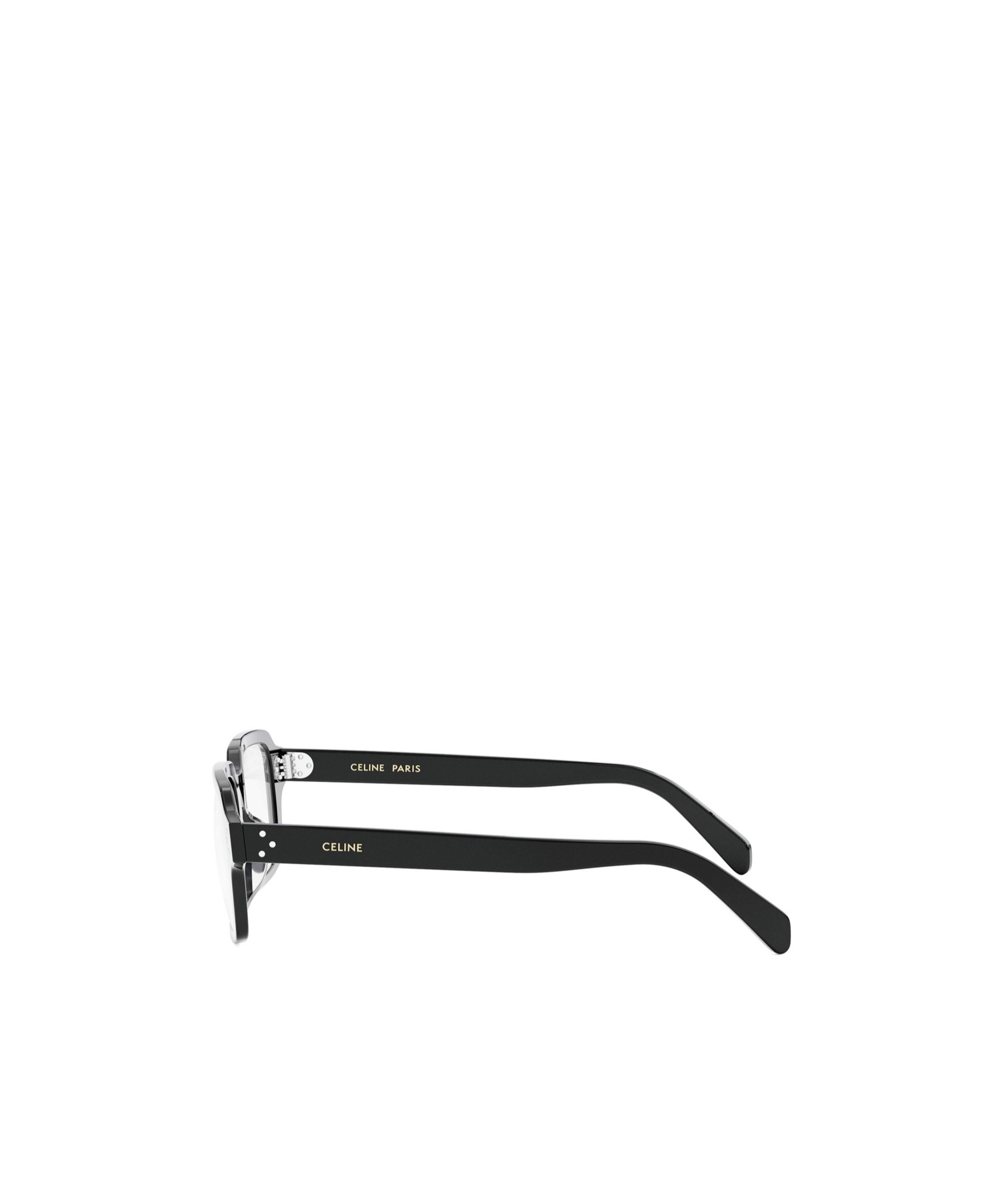 Celine Geometric Frame Flat Mirror In Black