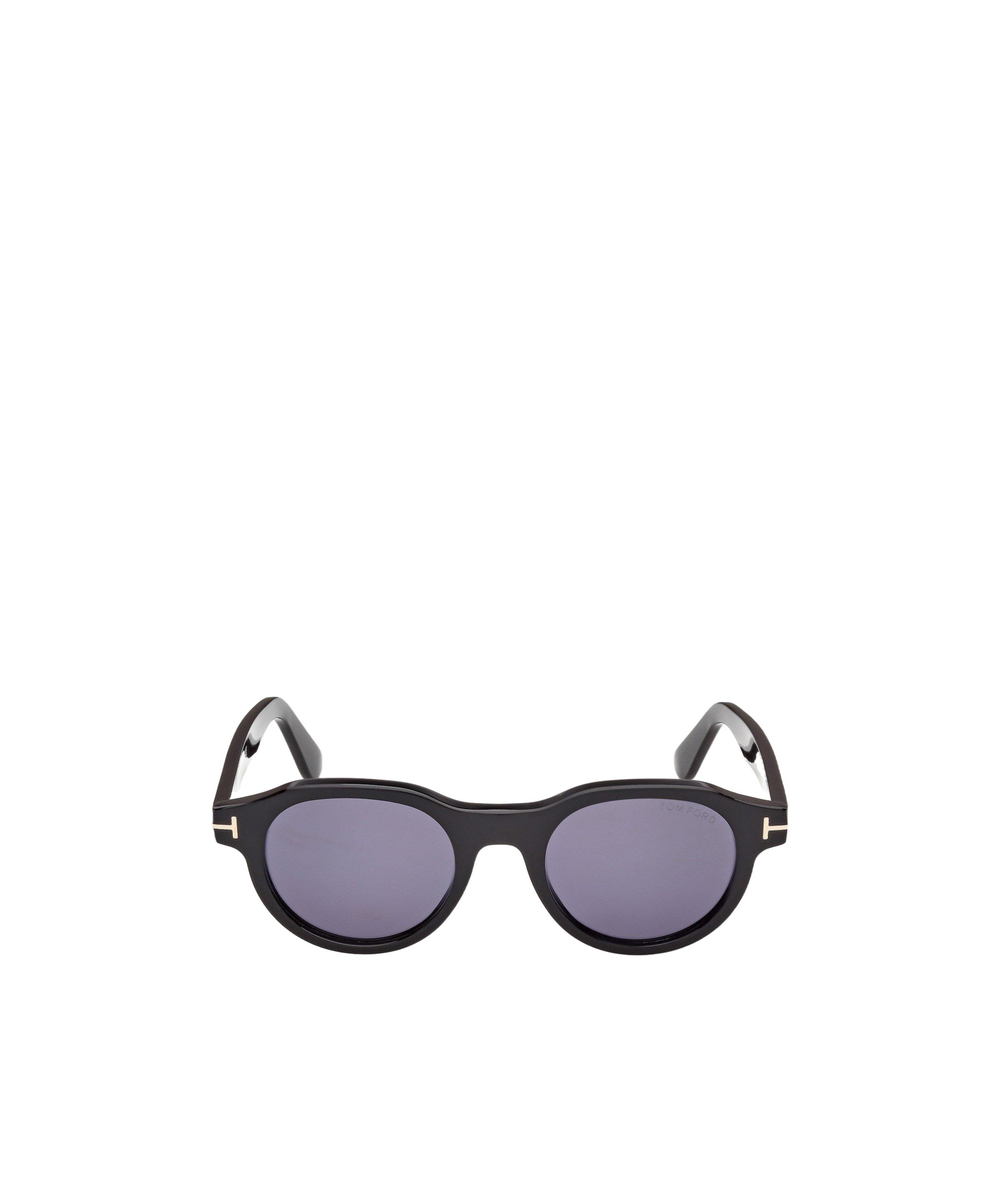 Tom Ford Round-framed Sunglasses In Gray