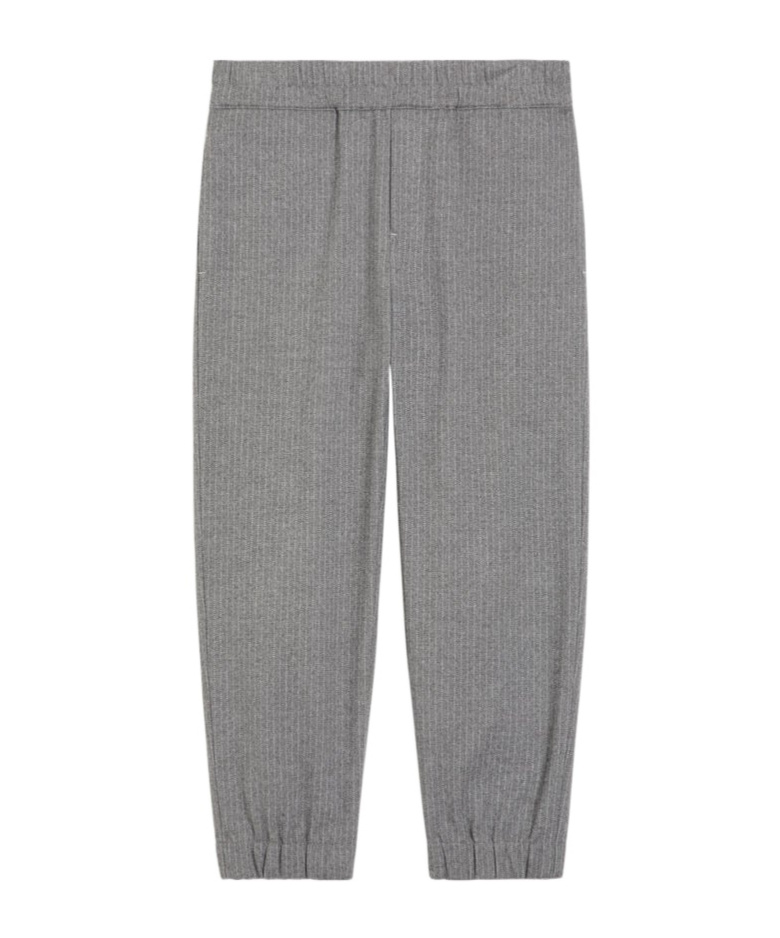 Dolce & Gabbana Pinstripe Trousers In Gray