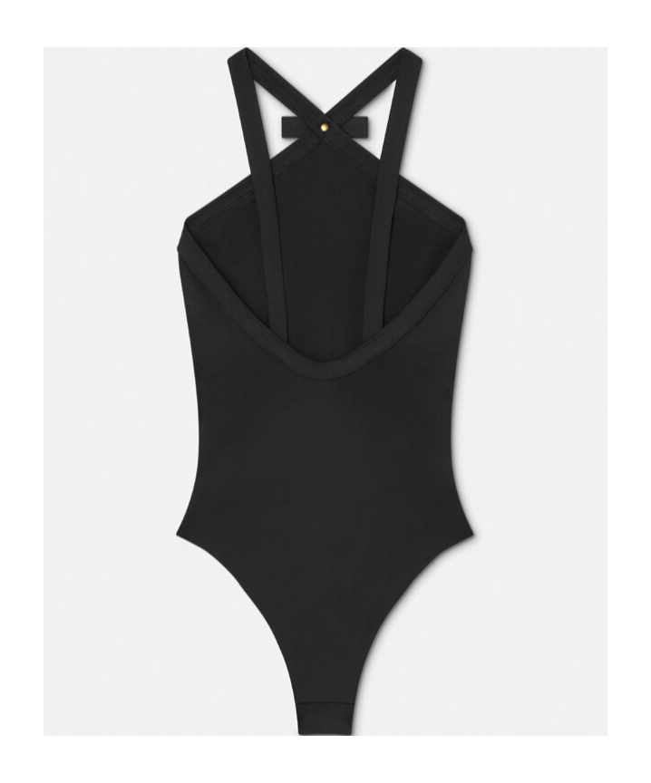 Versace Black One-piece Swimsuit With Medusa Head Detail In Tech Fabric Woman In Black
