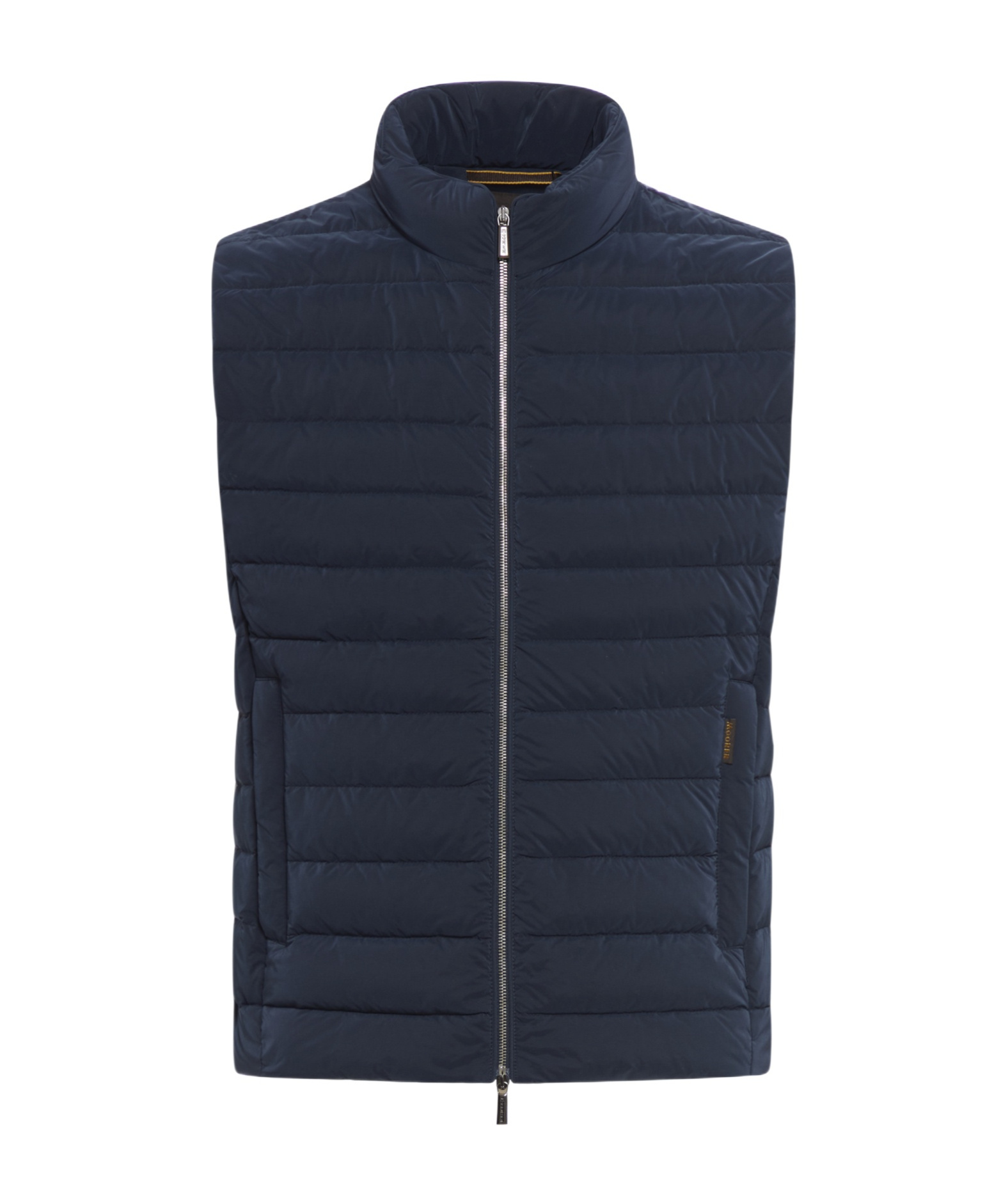 Moorer Calaf Quilted Padded Vest In Black