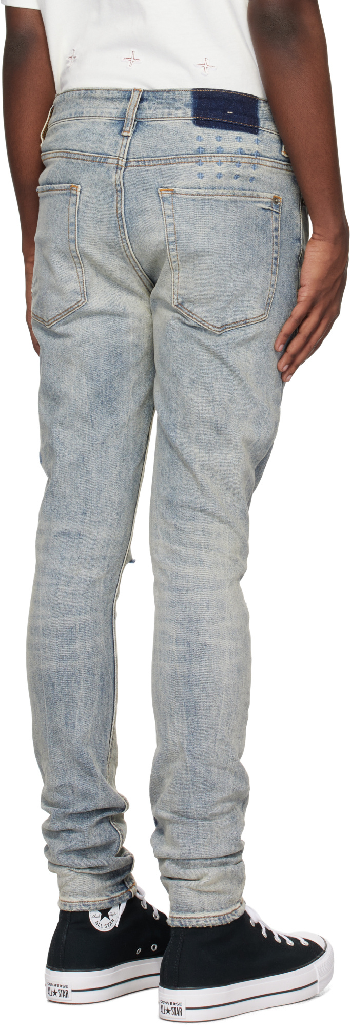 KSUBI BLUE VAN WINKLE STAIRWAY JEANS