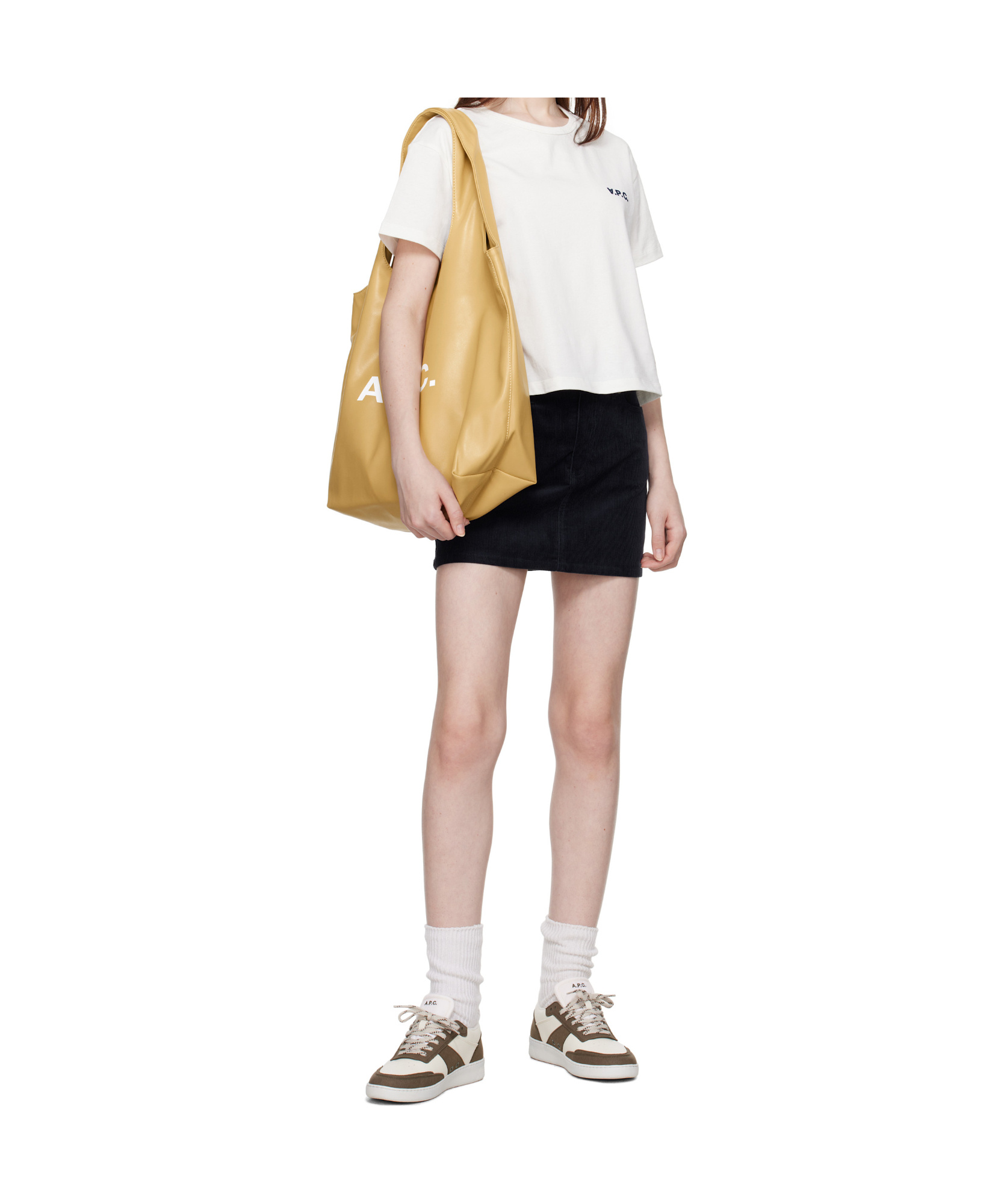 Apc Belt Loop Skirt In Nude