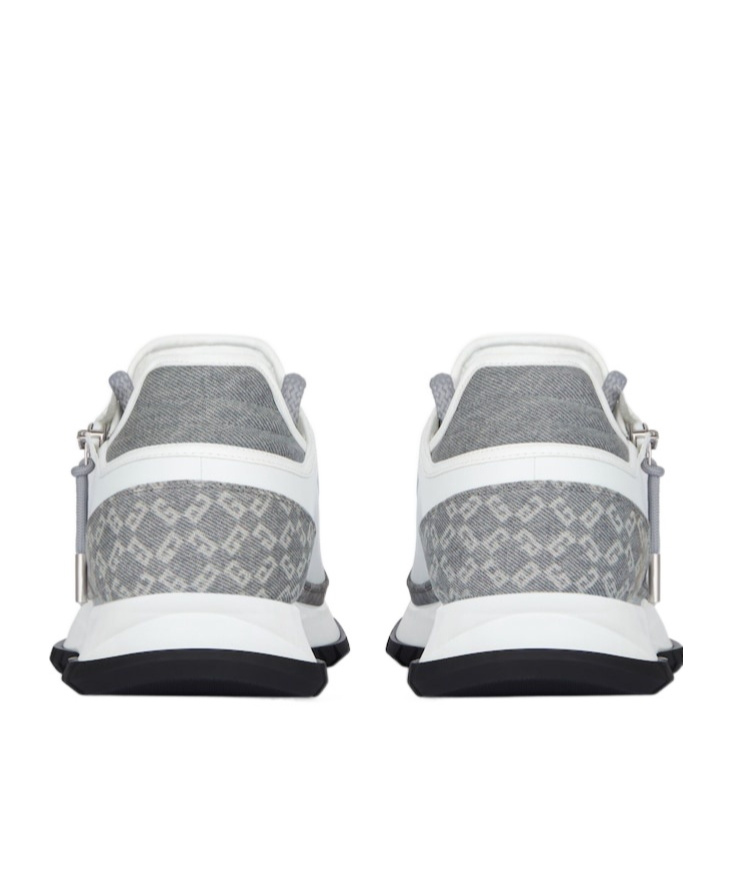 Givenchy Zippered Sneakers Contrast Panels In White