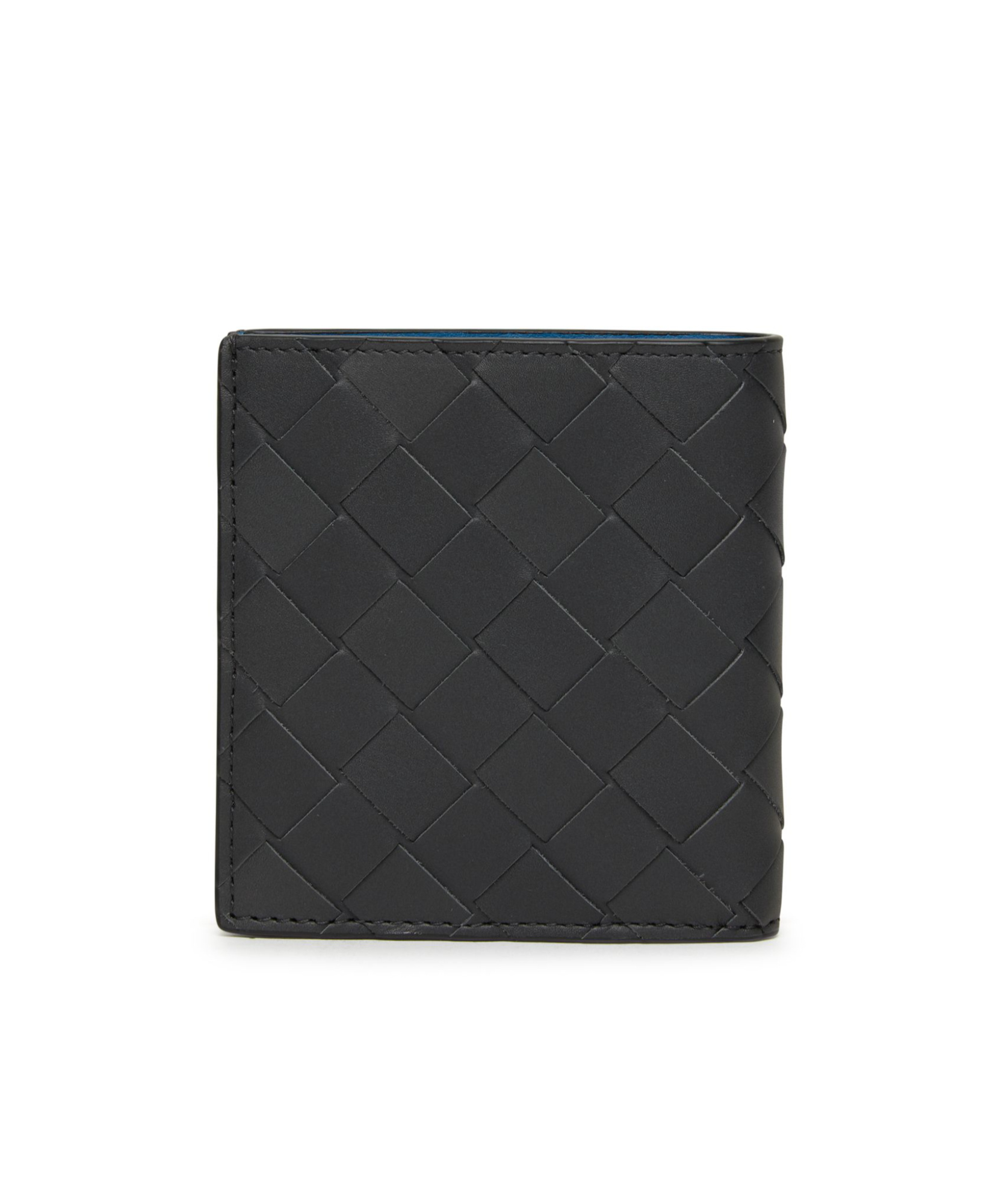 Bottega Veneta Intrecciato Leather Bi-fold Wallet In Black