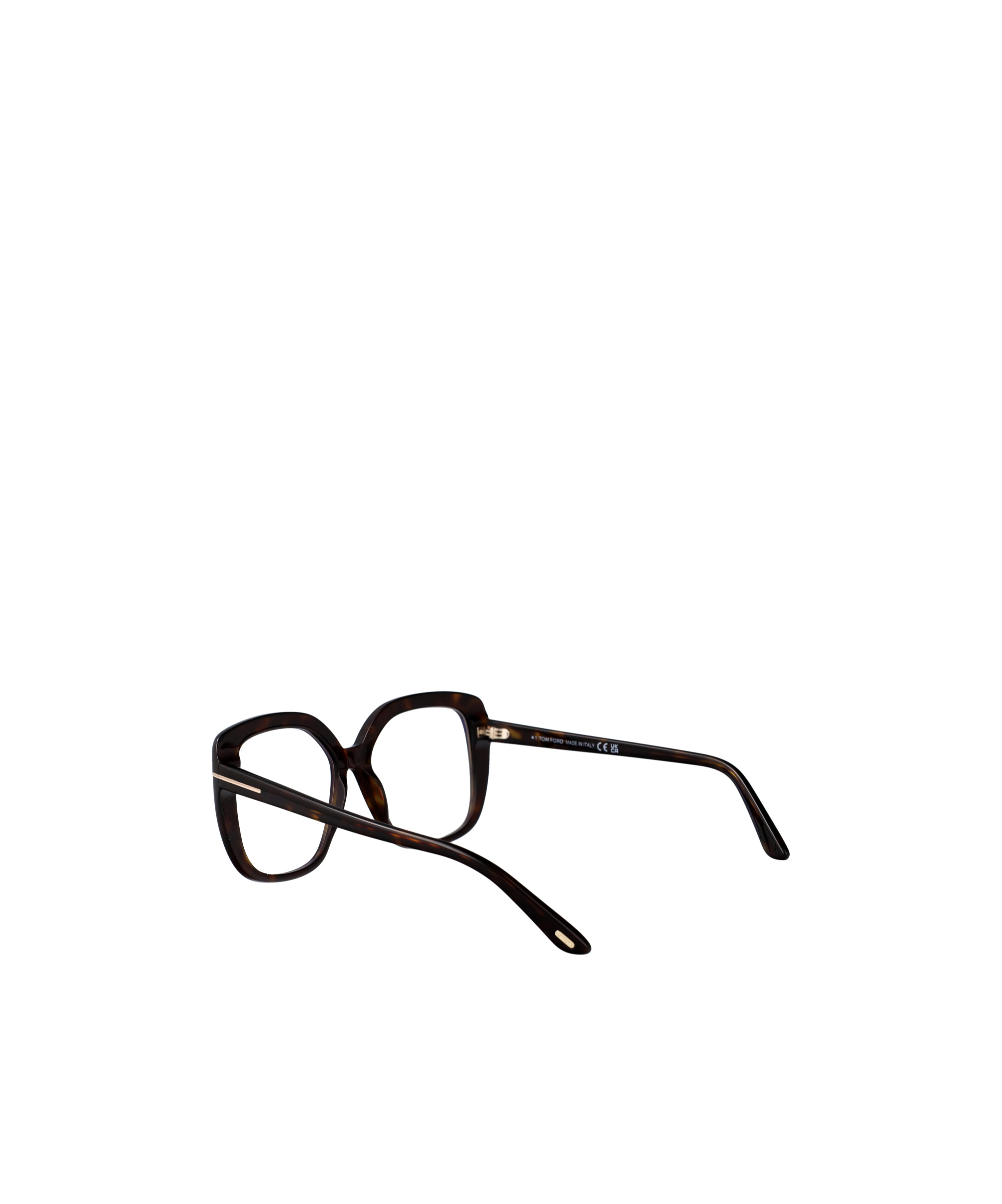 Shop Tom Ford Full Frame Plain Mirror In Dark Tortoise