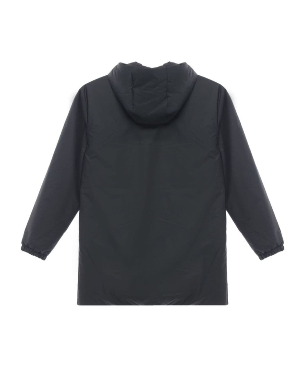Rains Long Pointed-back Raincoat In Black