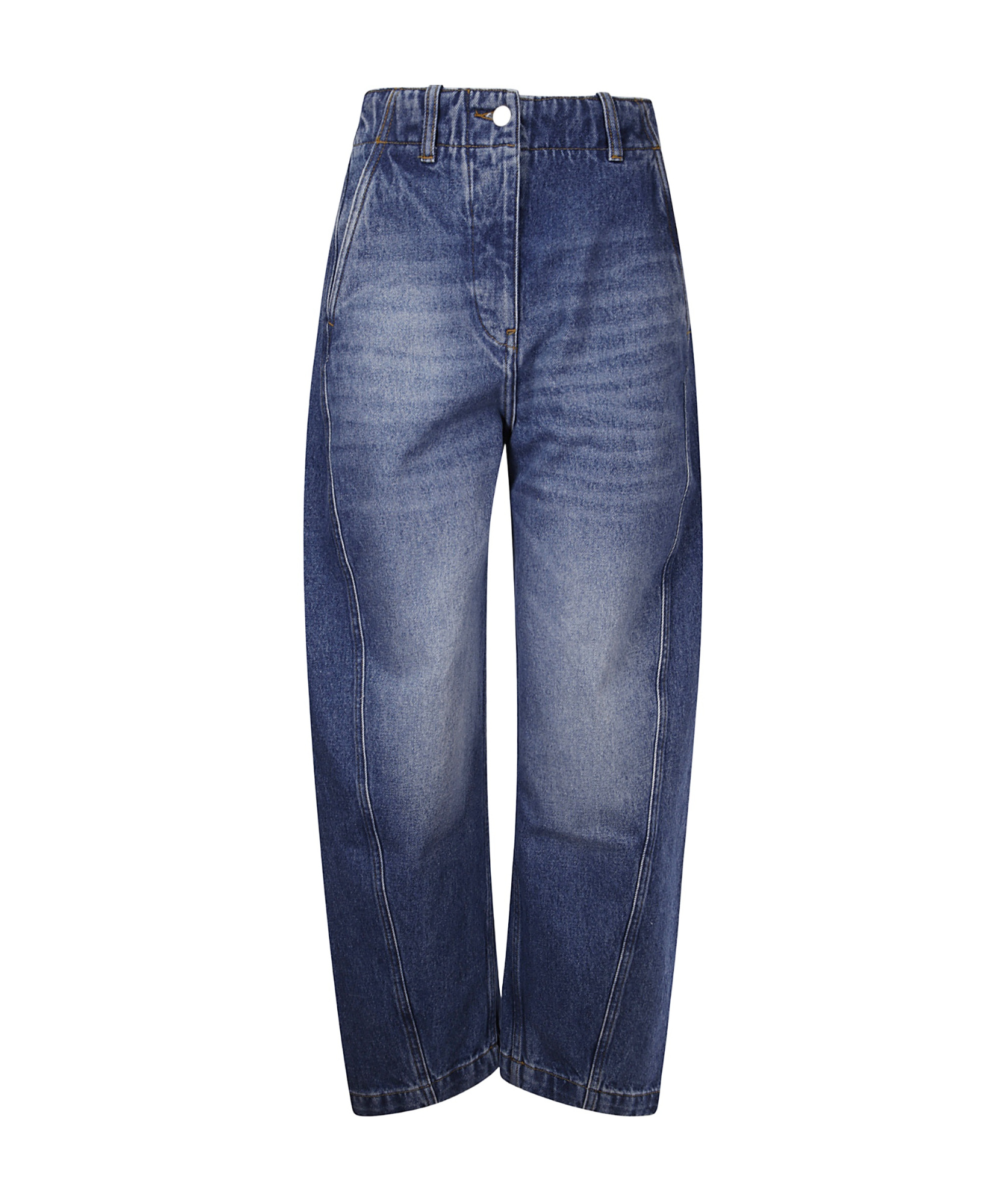 Studio Nicholson Belt-loop Jeans In Blue