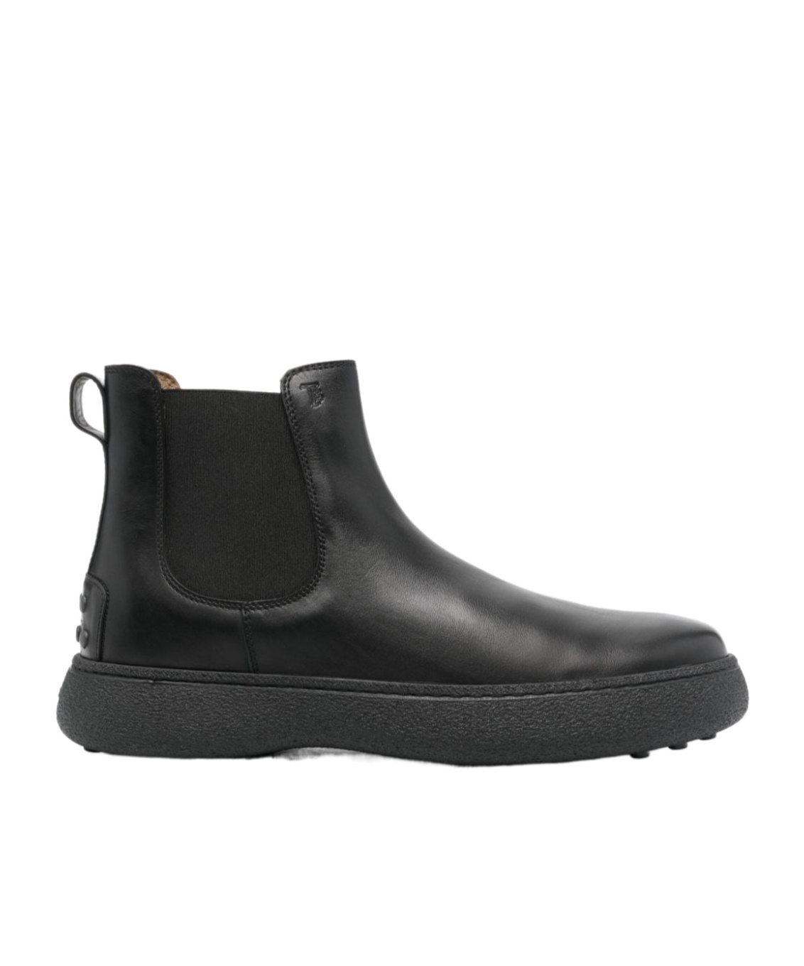 Tod's W. G. Chelsea Boots In Leather In Black