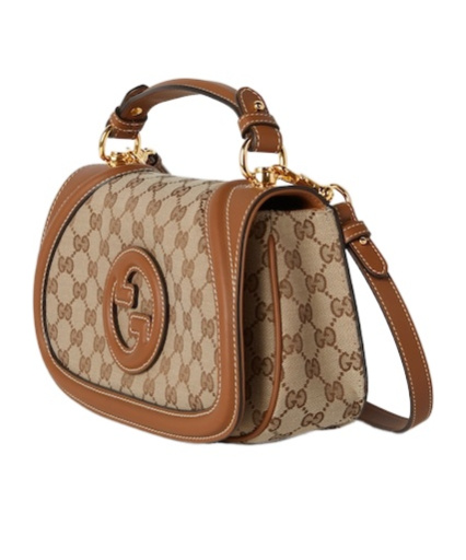 Gucci Blondie Medium Top Handle Bag In Brown
