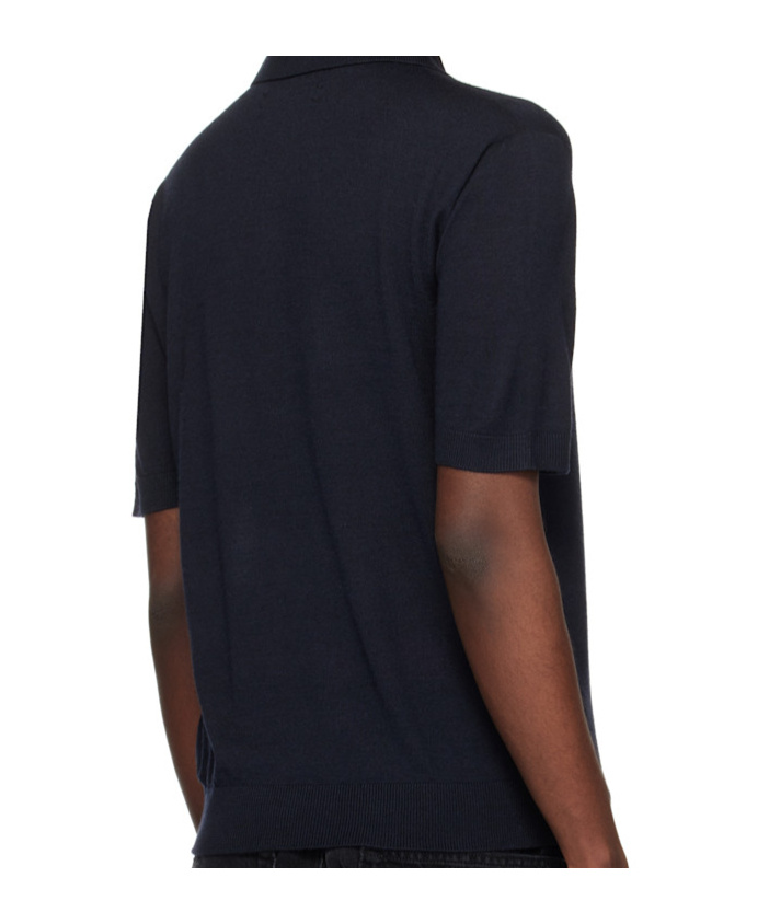 Amiri Short-sleeved Polo Shirt In Black