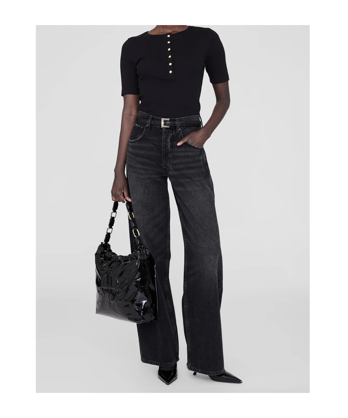 ANINE BING CHAIN-LINK HANDBAG