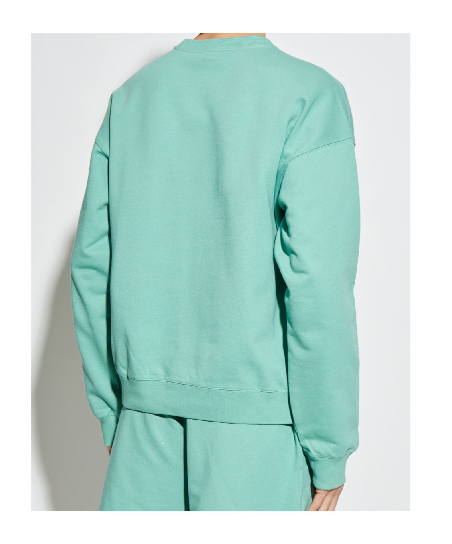 Shop Versace Cotton Embroidered-logo Sweatshirt