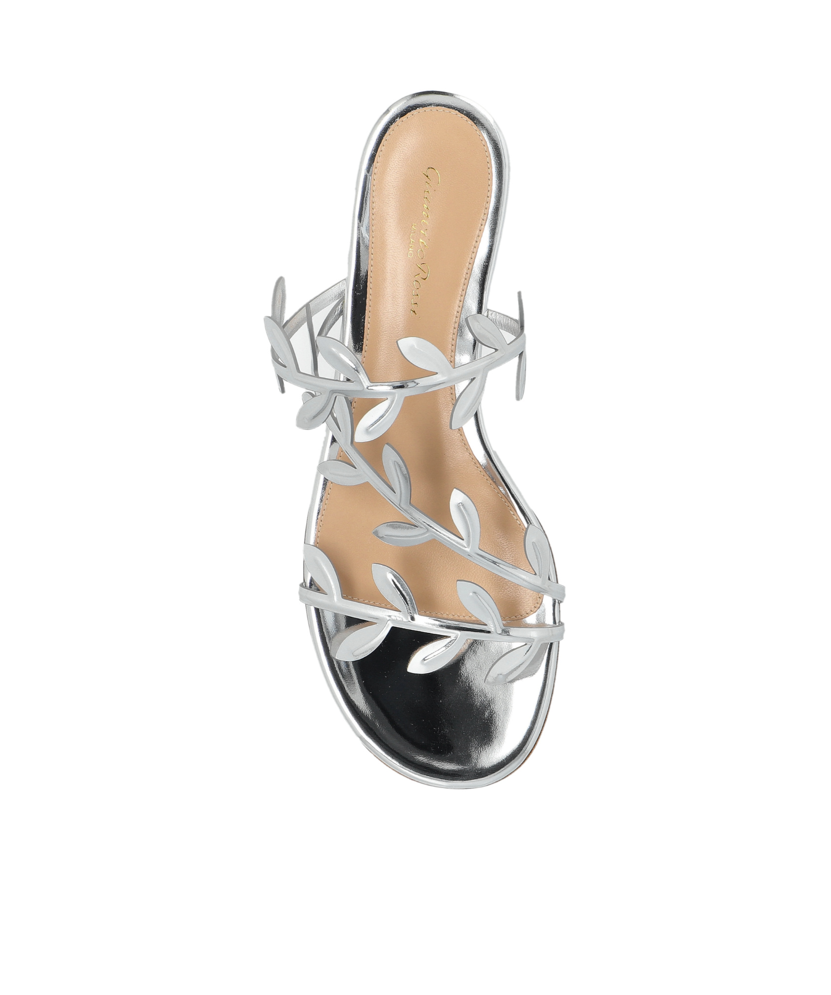 Gianvito Rossi Flavia Embellished Sandals In White
