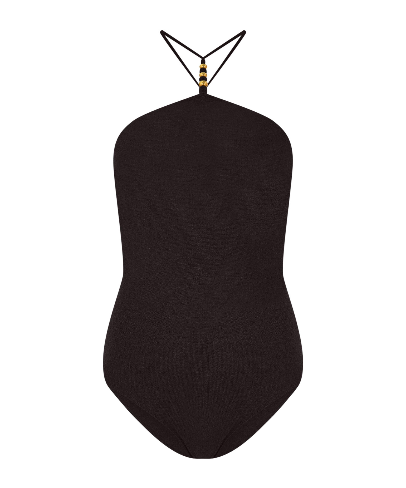 Bottega Veneta Contoured Stretch Bodysuit In Black