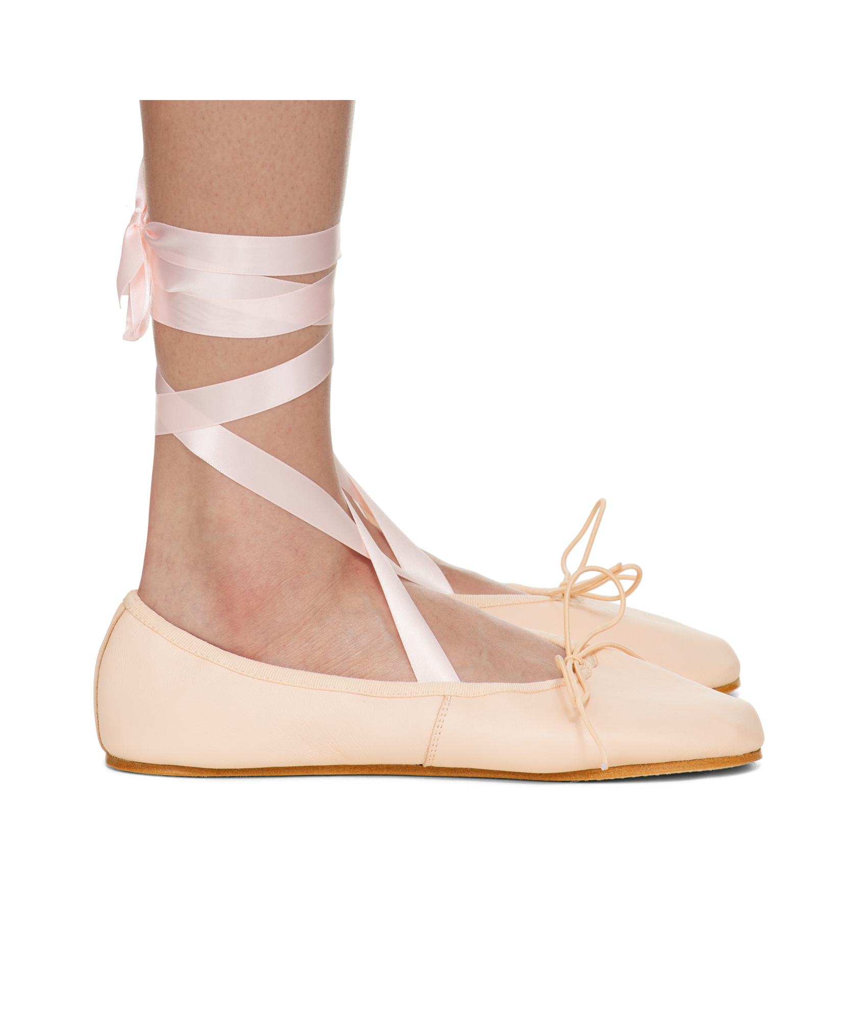 Repetto Pink Sophia Ballerina Flats In Nude