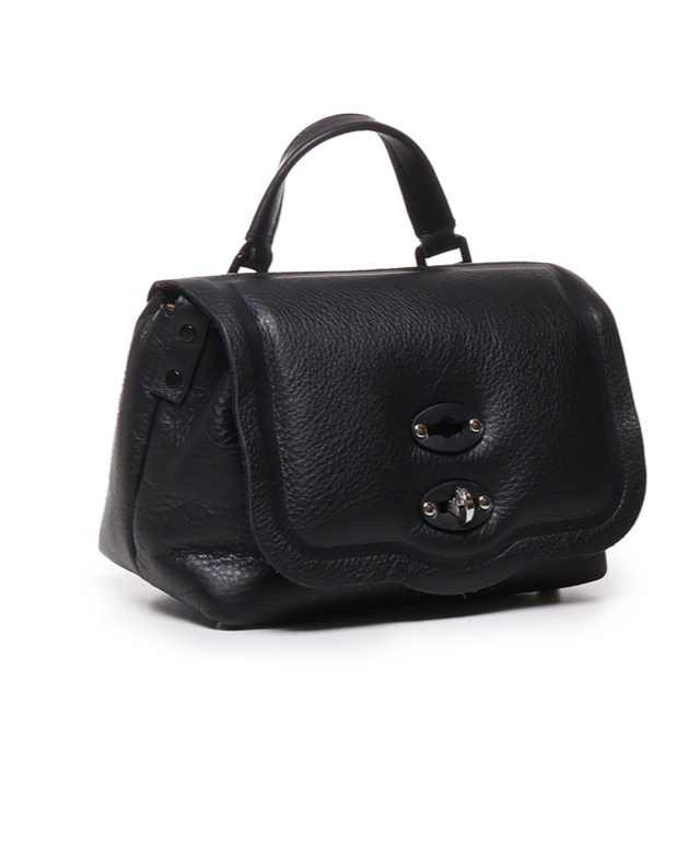 Zanellato Flip-top Shoulder Bag In Black