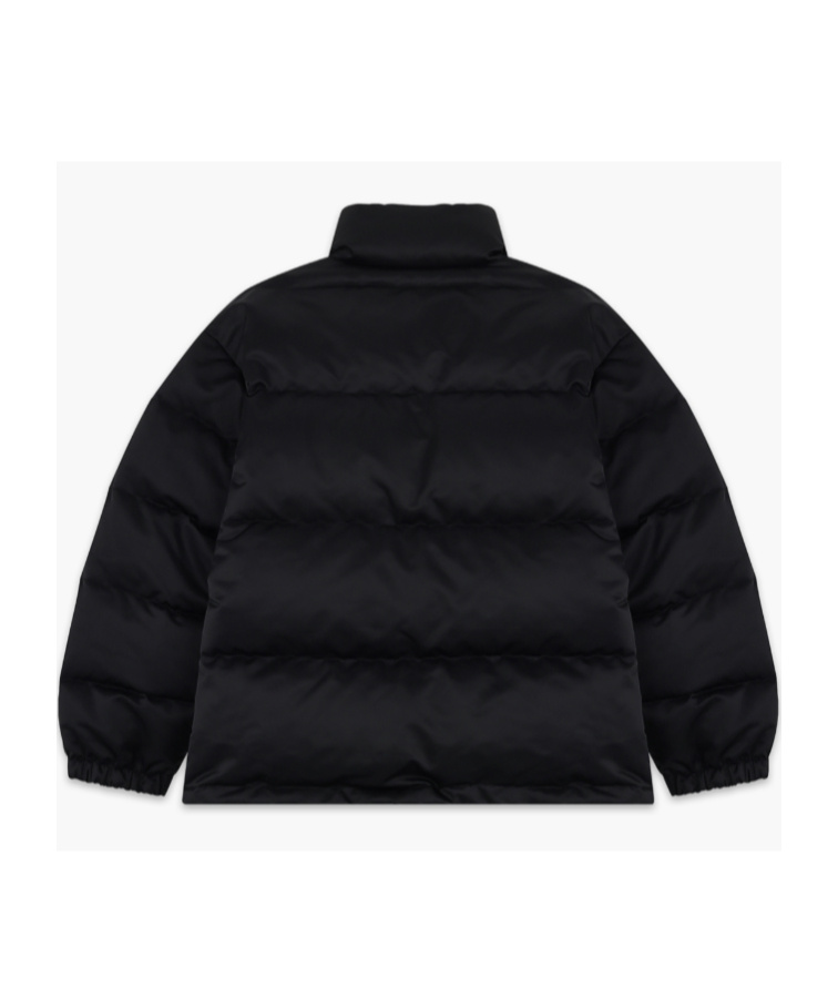 We11 Done Long-sleeved Down Jacket In Black