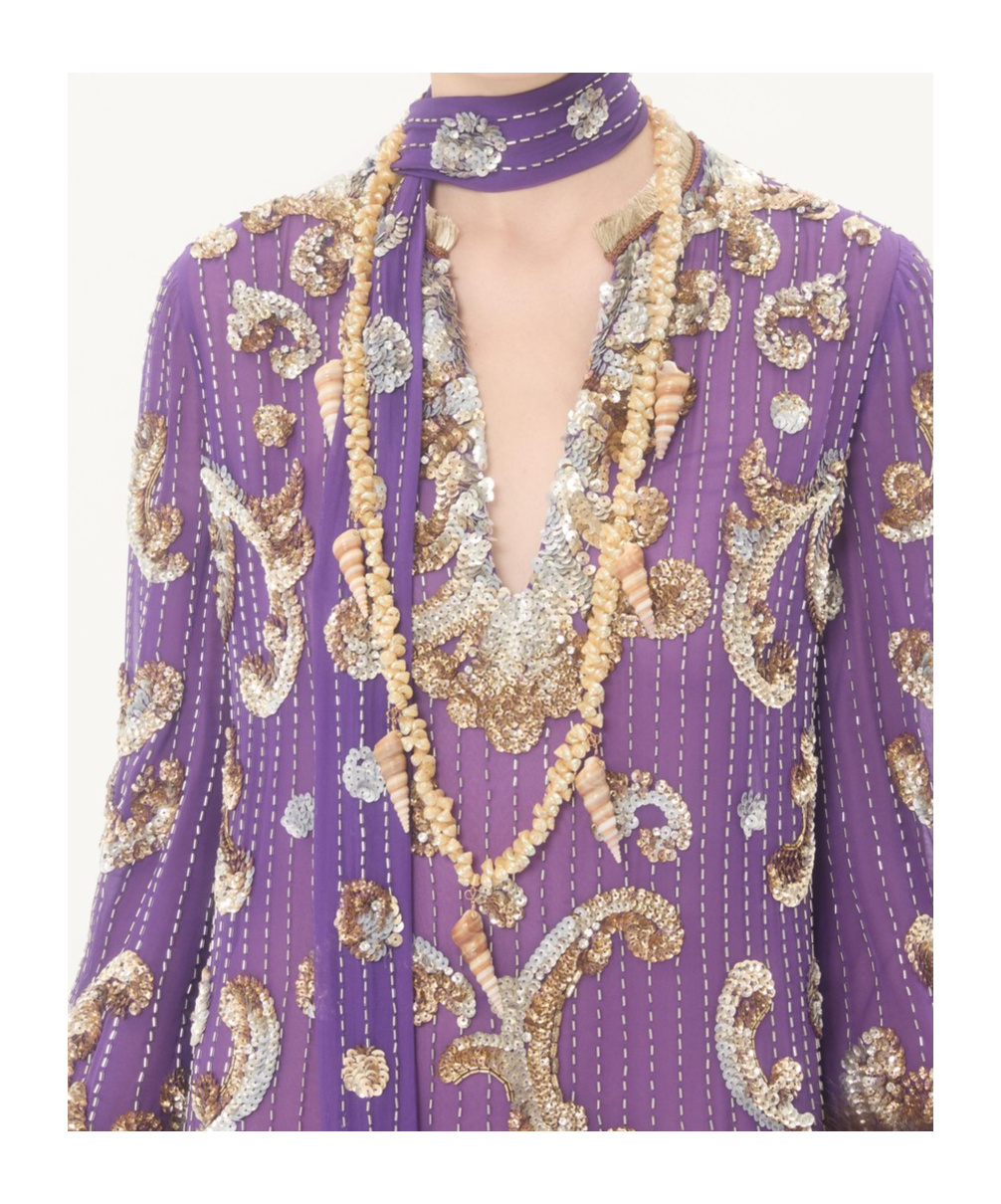 Valentino Jardin Aquatique Necklace In Metal And Shells