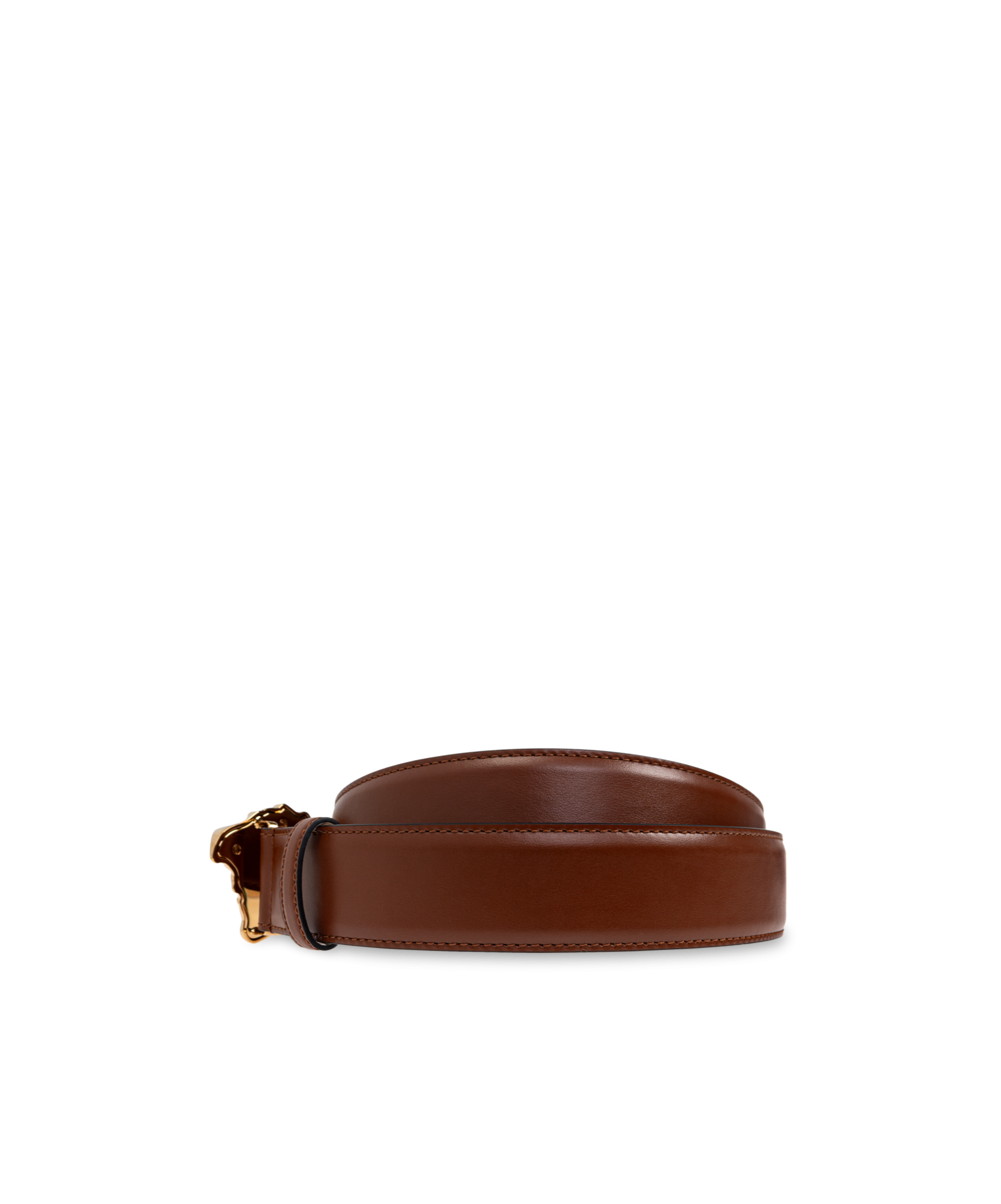 Versace Adjustable Waist Belt In Brown