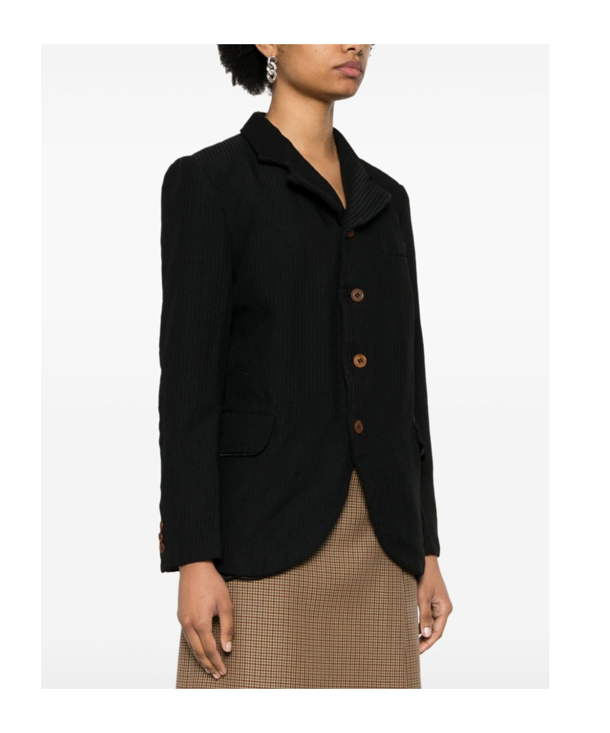 COMME DES GARÇONS LONG-SLEEVED SUIT COAT 